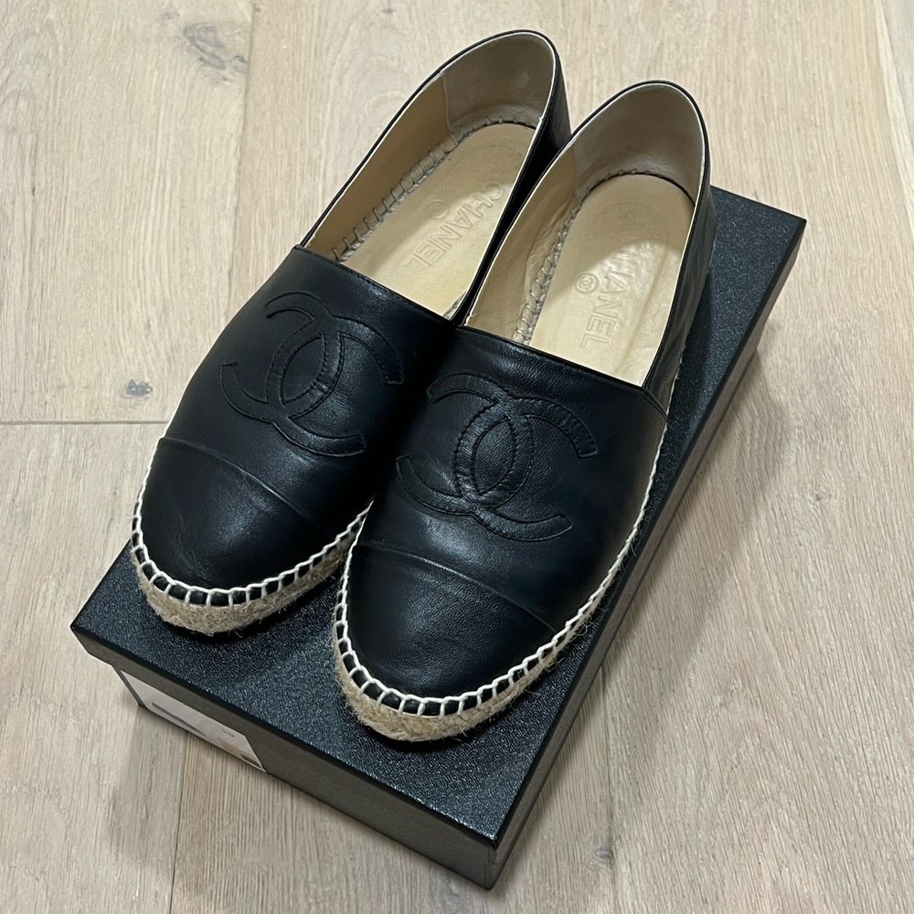 Chanel Espadrilles - Black